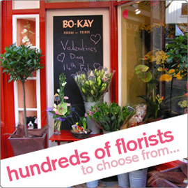 hundreds of real local flower shops and florists to choose from in Canada