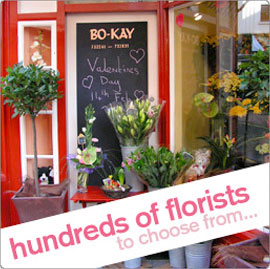 hundreds of real local flower shops and florists to choose from in Canada